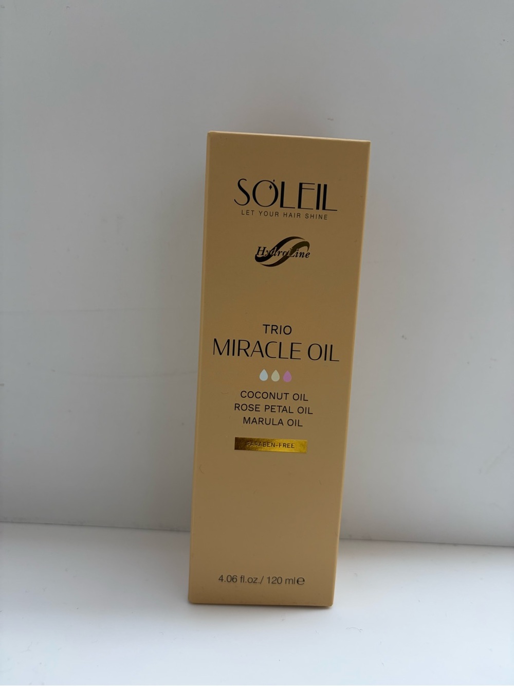 Trio Miracle Oil - Coconut, Rose Petal & Marula Oil (Gold)
